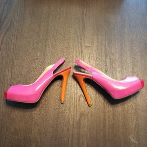 Women's/Juniors sz 6.5 colorblock high heels